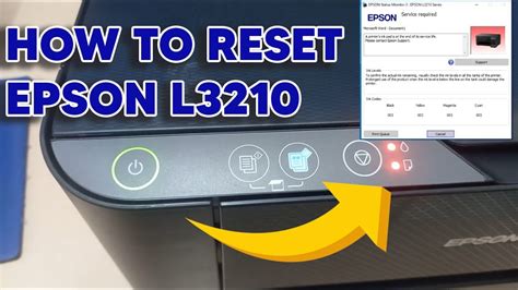 How To Reset Epson L Service Required Youtube