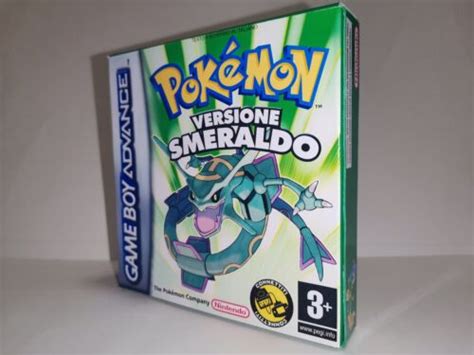 Solo Box Art Pokemon Versione Smeraldo Game Boy Advance Ita EBay