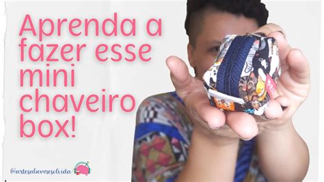 COMO FAZER UMA MINI NECESSAIRE BOX YouTube