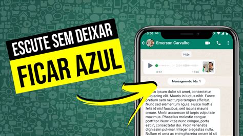 Como Escutar Udios Do Whatsapp Sem Que A Outra Pessoa Saiba Sem Ficar