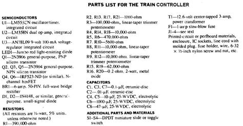 Model Train Controller Circuit - Homemade Circuit Projects