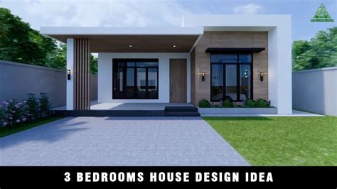 3 Bedrooms House Design Idea 9m X 12m Youtube