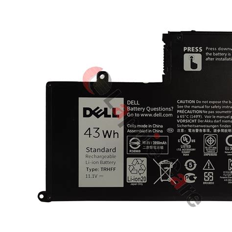 Dell Trhff Laptop Battery Battery Type Lithium Polymer