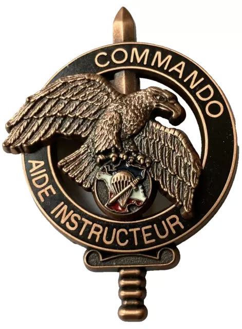 Insigne Militaire Commando Brevet Aide Instructeur Cnec