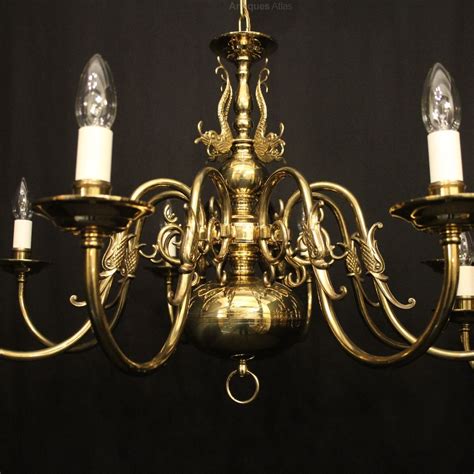 Antiques Atlas Flemish Pair Of Light Brass Chandeliers As A