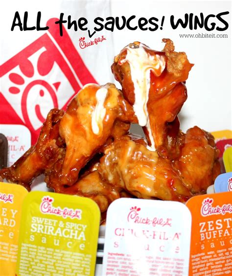 All The Chick Fil A Sauces — Wings Oh Bite It