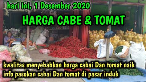 Harga Cabai Dan Tomat Mulai Naik Lagi Info Harga Cabe Dan Tomat Hari