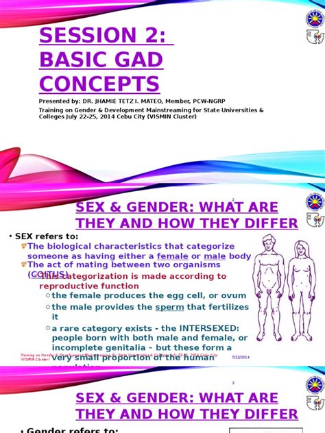 Basic Gad Concepts Pdf Gender Role Gender