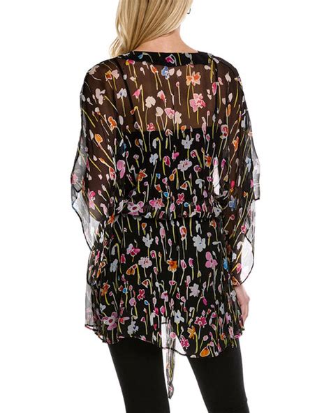 Leggiadro Silk Tunic Blouse Shop Premium Outlets