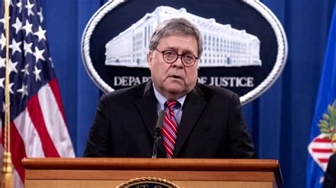 Former AG Barr Says Trump S Election Fraud Claims Were Found To Be