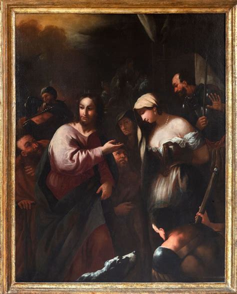 Atelier Di Luca Giordano Napoli Cristo E L Adultera