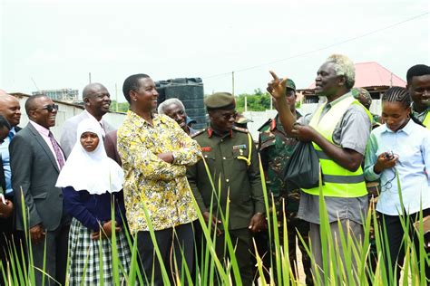 Waziri Mkenda Aridhishwa Na Miundombinu Ya Kisasa Shule Ya Sekondari Ya