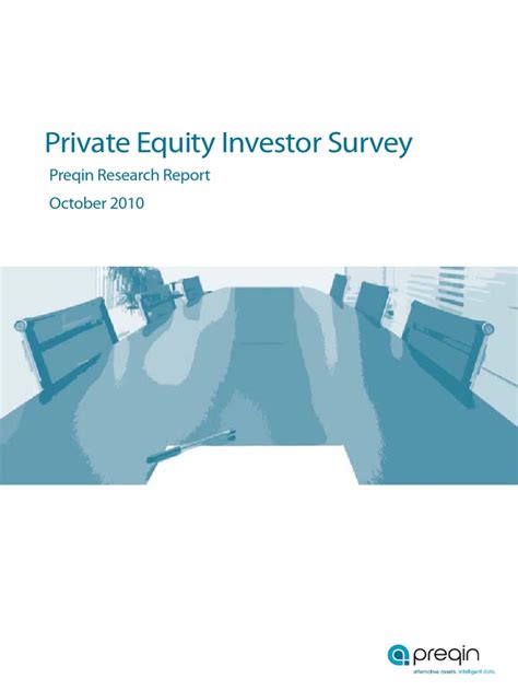 Preqin Private Equity Investor Survey Oct2010 | PDF | Private Equity ...