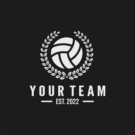 Volleyball team emblem logo design vector illustration 19057239 Vector ...