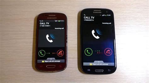 Samsung Galaxy S Mini S Incoming Call Youtube