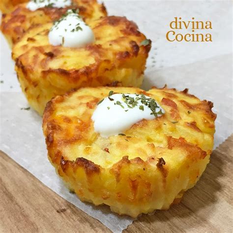 Estos muffins de patata y queso son perfectos para acompañar con huevos