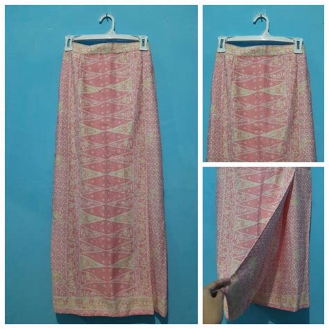 Ethnic Long Skirt Rok Panjang Wanita Span Hijab Muslim Bawahan