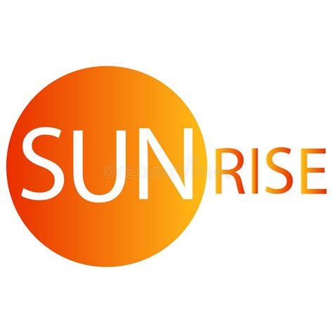 Iconic Logo Sunrise Logo Stock Illustration Illustration Of Sunrise