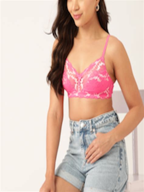 Buy Dressberry Floral Lace Everyday Bra Bra For Women 20869580 Myntra