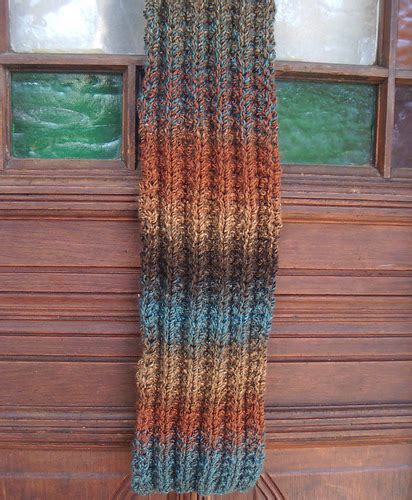 Ravelry Rustic Ribbed Hat And Scarf Scarf Pattern By Lion Brand Yarn