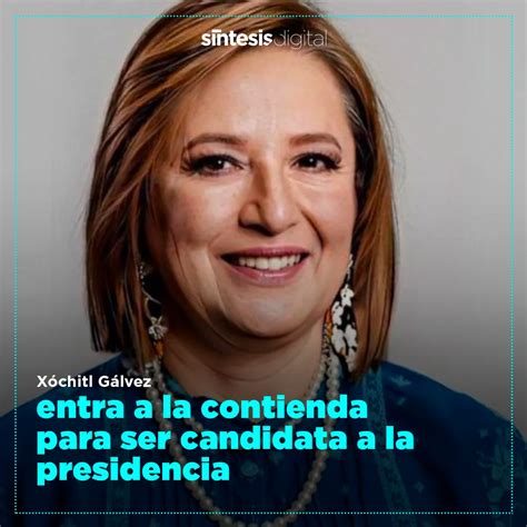 Periódico Síntesis on Twitter Elecciones2024 Voy a ser la próxima