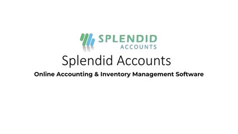 Ppt Splendid Accounts Powerpoint Presentation Free Download Id