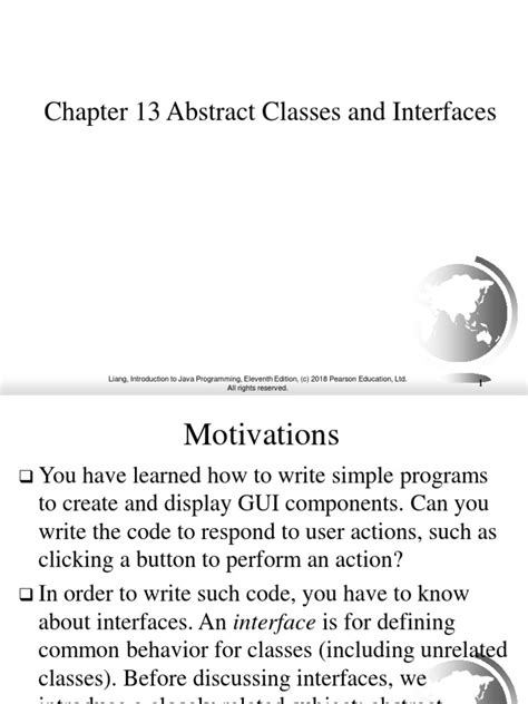 13 Abstract Classes And Interfaces Pdf Class Computer Programming Method Computer