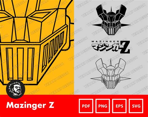 Mazinger Z Mazinger Svg Vector File Vector Mazinger Z Etsy Canada