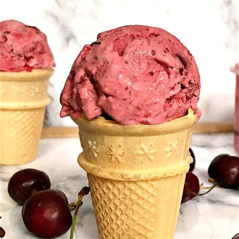 Cherry Ice Cream Recipe - My Gorgeous Recipes