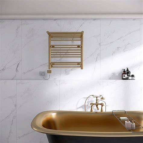 Porcelain Floor Tile Matte White Marble Look Floor and Wall Tile - Clearhalo