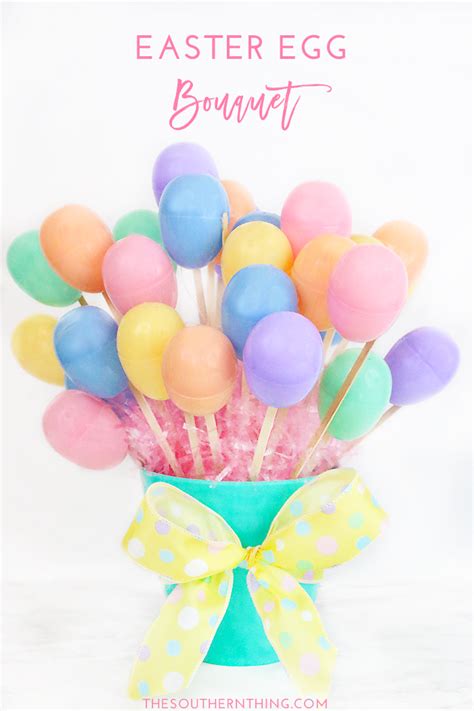 DIY Easter Egg Bouquet Tutorial • How to Make an Easter Egg Bouquet w ...