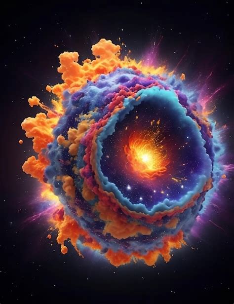 Big bang universe explosion | Premium AI-generated image