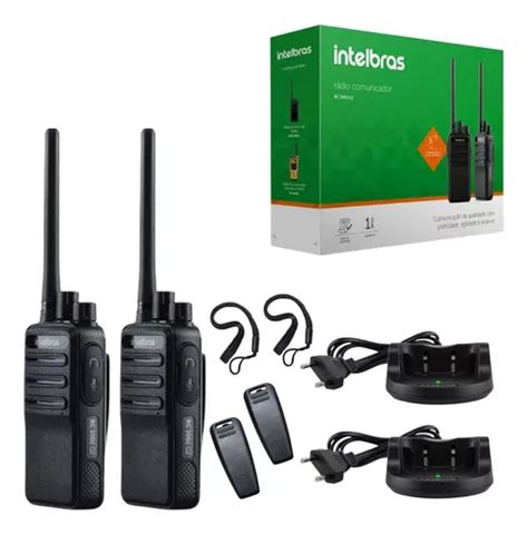 Rádio Comunicador Intelbras Rc 3002 G2 Longo Alcance 20 Km