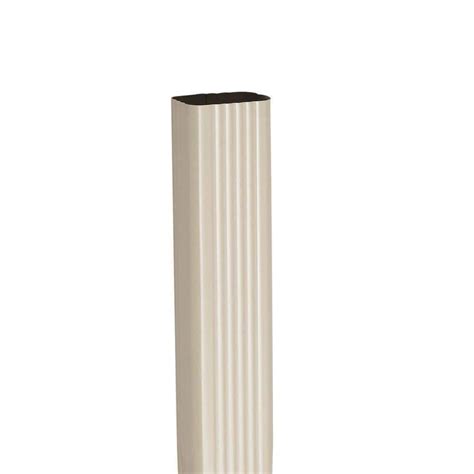 Amerimax Home Products 2 In X 3 In X 10 Ft Pebblestone Clay Aluminum Downspout Special Order