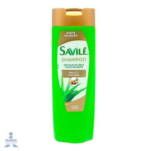 Shampoo Savile Aceite De Argan Ml Ibarra Mayoreo