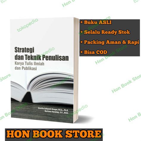 Jual Buku Strategi Dan Teknik Penulisan Karya Tulis Ilmiah Dan