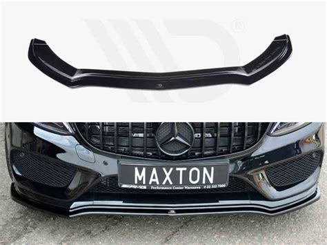 Maxton Front Splitter V Mercedes Benz C Amg W Saloon Estate