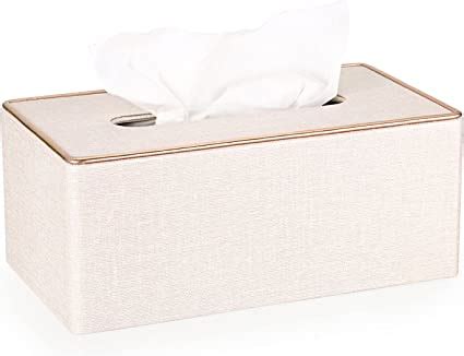 Amazon Sumnacon Rectangular Linen Tissue Box Cover Stylish