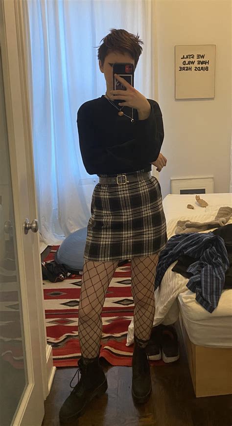 i went outside in a skirt for the first time in like,, 6 years