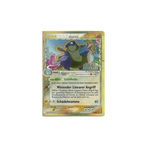 Pokemon Karte Turtok 2 100 HOLO GOLD Ex Crystal Guardians Kaufen Bei GttG