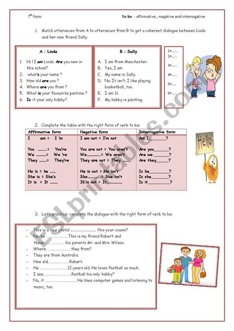 Verb To Be Simple Present Esl Worksheet By Monmon1