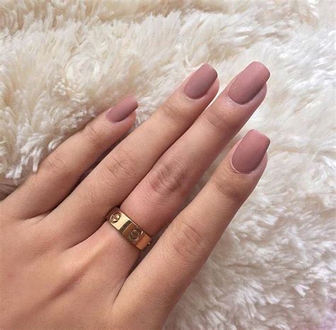 Matte Pink Nails Matte Pink Nails Mauve Nails Matte Nails Design