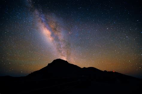 Fondos De Pantalla Larga Exposici N Cielo Noche Estrellas Hawai