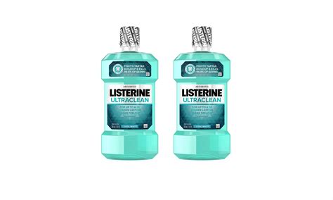 listerine ultraclean oral car groupon goods