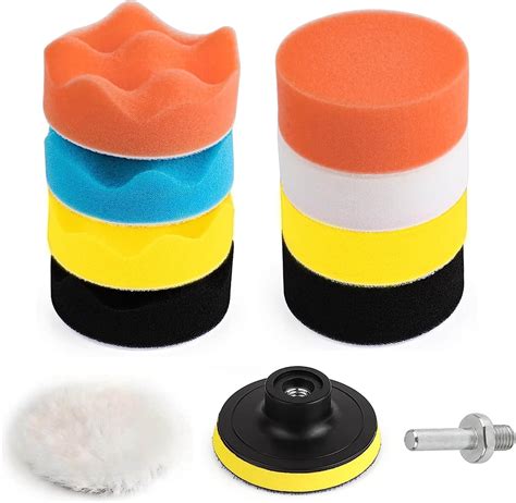 Amazon Harewu Pcs Polishing Pads Kit Inch Sponge Buffing Pads