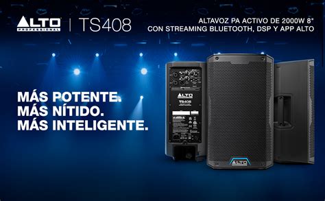 Alto Professional TS408 Altavoz PA Activo De 2000W 8 Con Mezclador