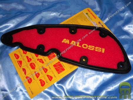 Foam Air Filter MALOSSI RED SPONGE For Original Air Box Scooter PIAGGIO