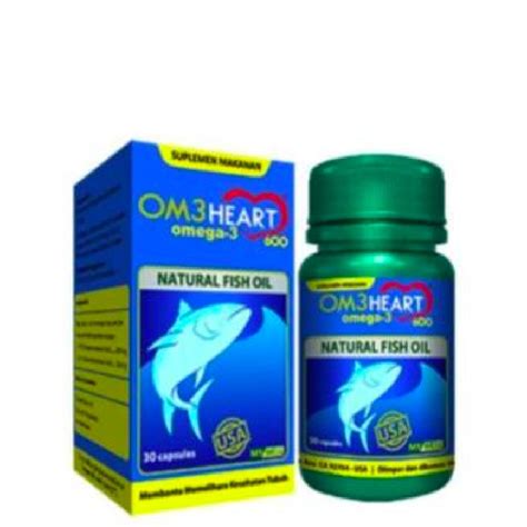 Jual Om3heart Mini Capsules Omega 3 Minyak Ikan 30 Kapsul Shopee