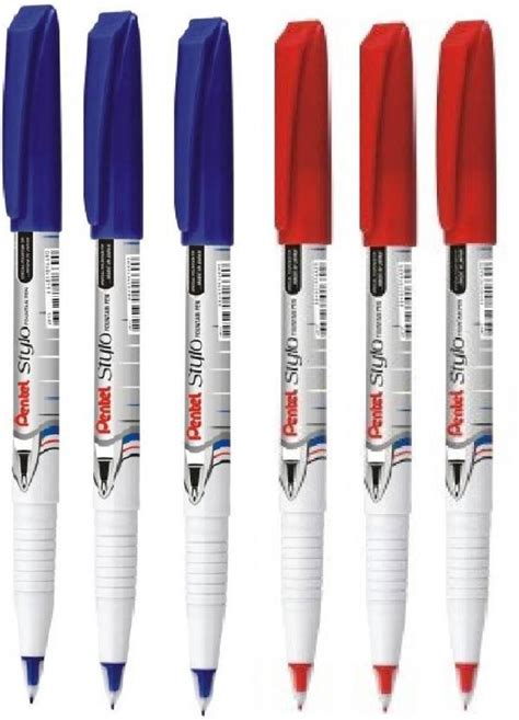 Pentel Stylo Signature Jm11 03 Blue 3 Red Ink Color Fountain Pen