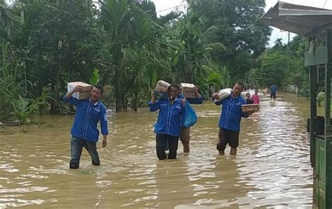 Partai Demokrat Kabupaten Aceh Tamiang Salurkan Bantuan Tanggap Darurat